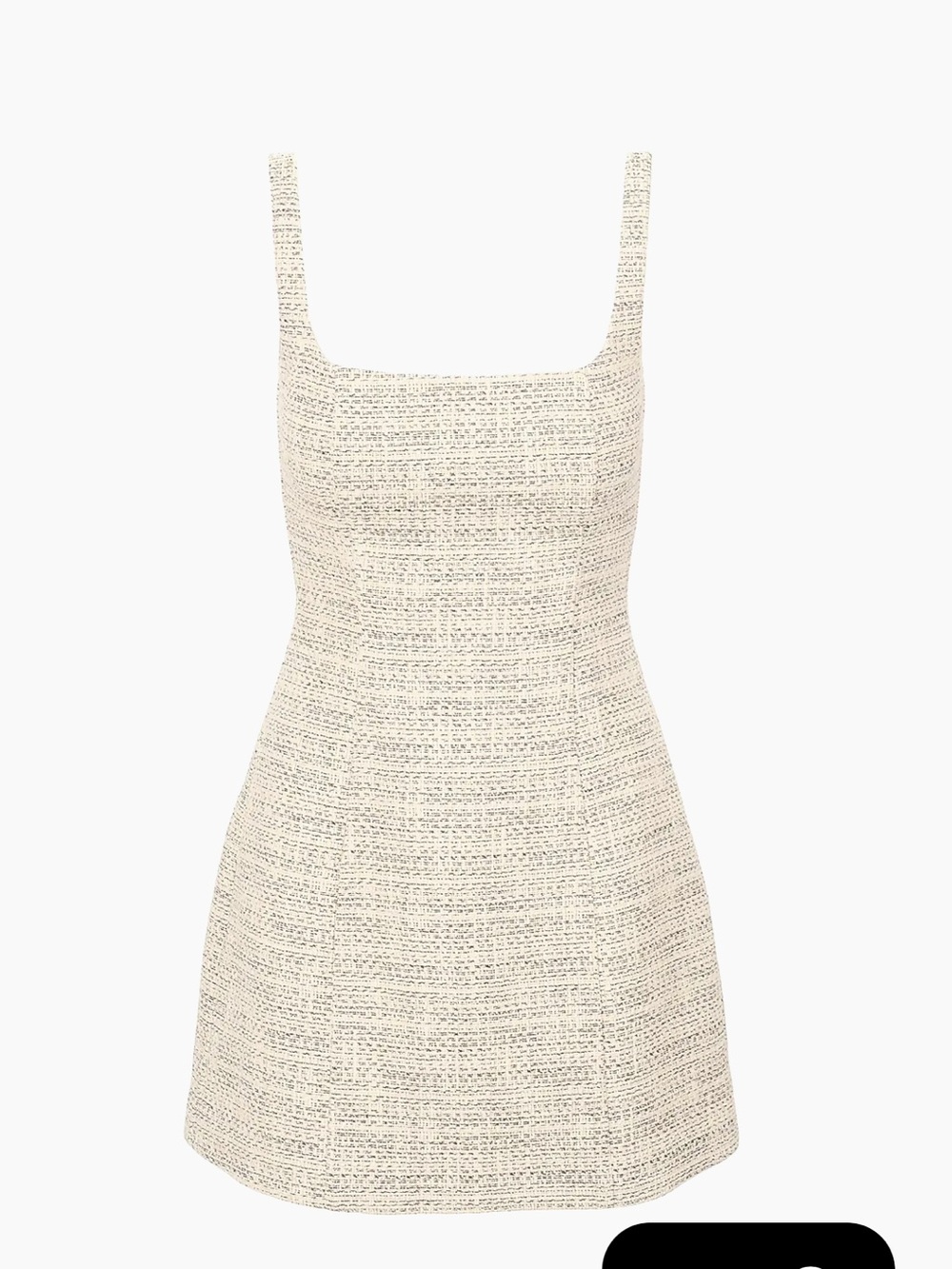 Staud Edie Squareneck Tweed Minidress